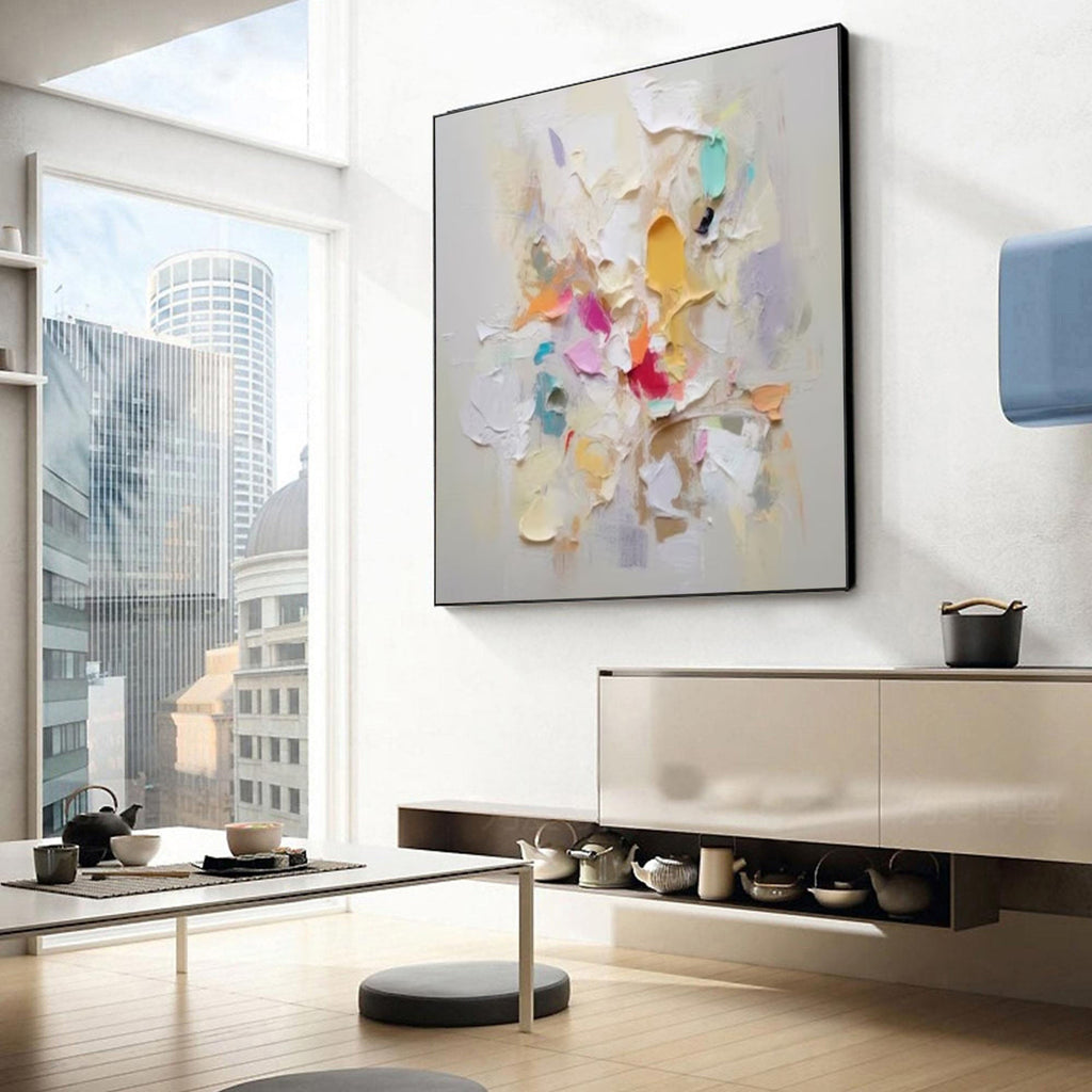 Soft Pastel Harmony Abstract Painting