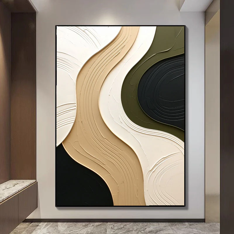 Sculpted Dune Flow Abstract Painting
