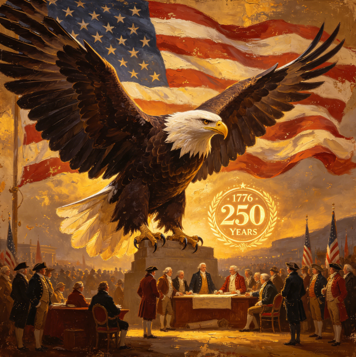 The Declaration of Independence of 1776 — The 250th Anniversary of the Founding of the United States