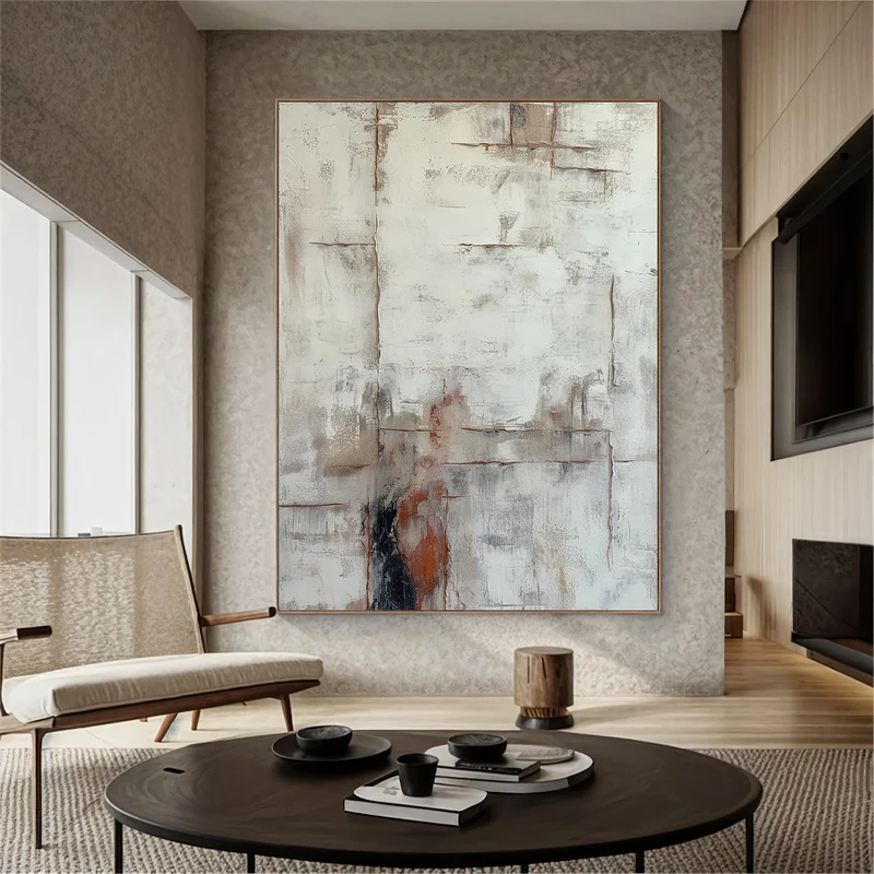 Silent Patina Abstract Painting