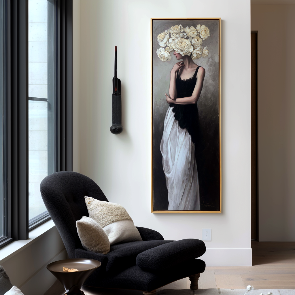 Figurative Woman Portrait Painting #ART43