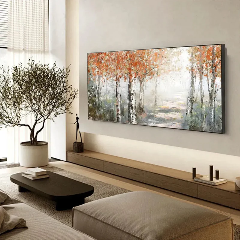 Autumn Forest Landscape Painting #AR028
