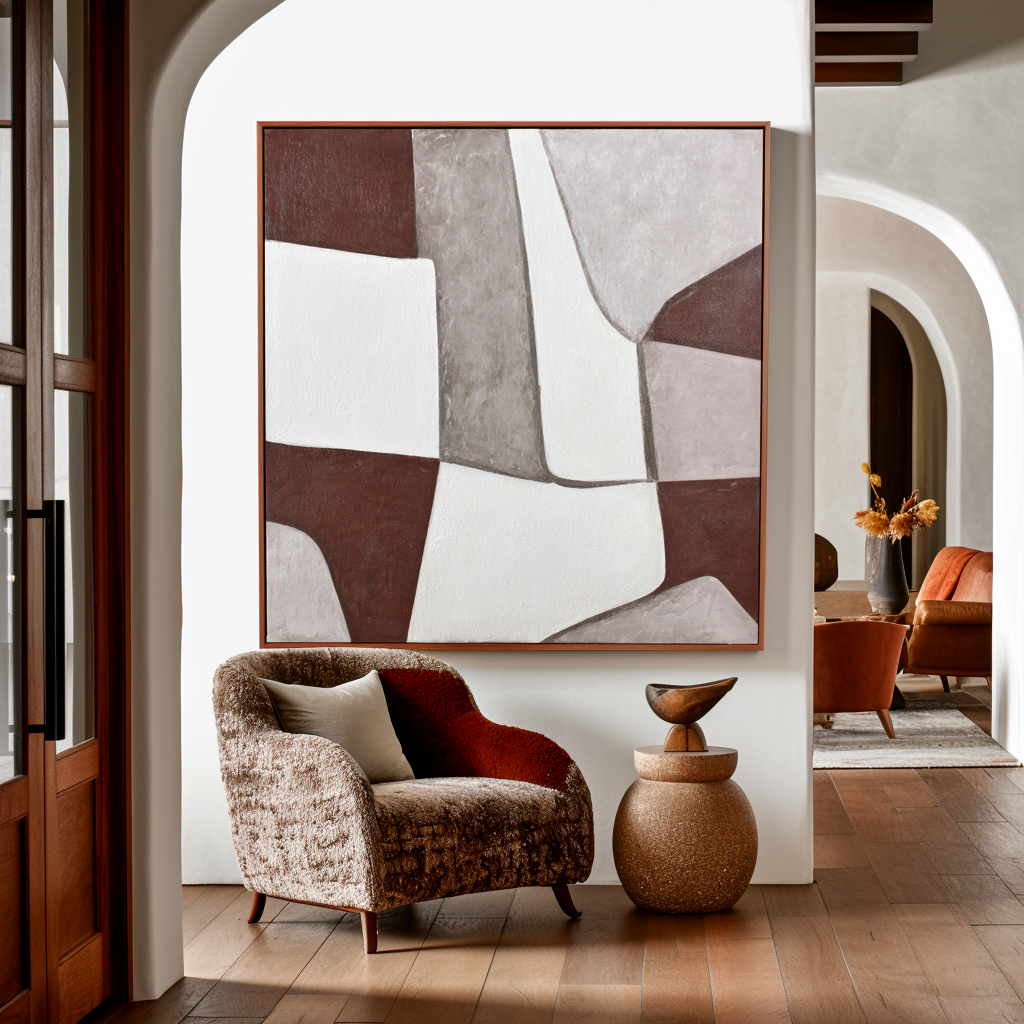 Minimalist Abstract Shape Painting #ART49