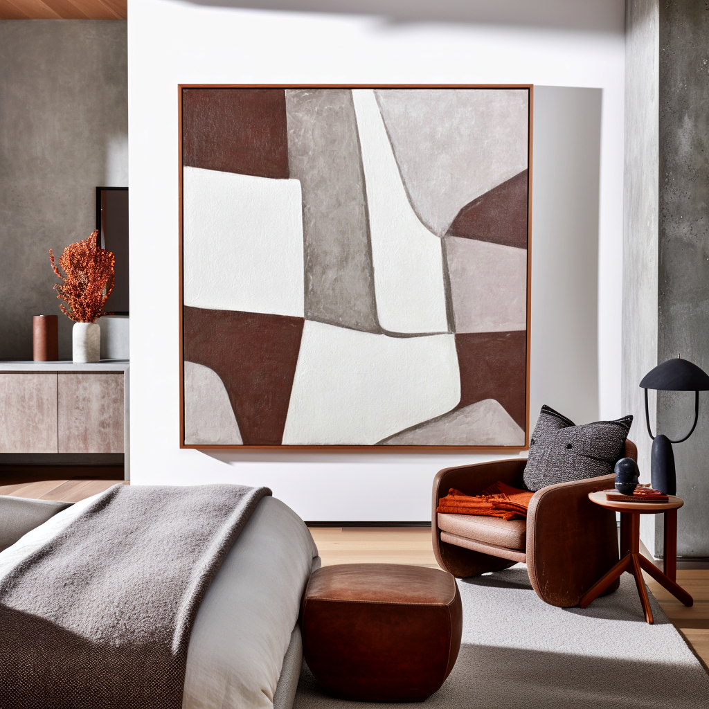 Minimalist Abstract Shape Painting #ART49