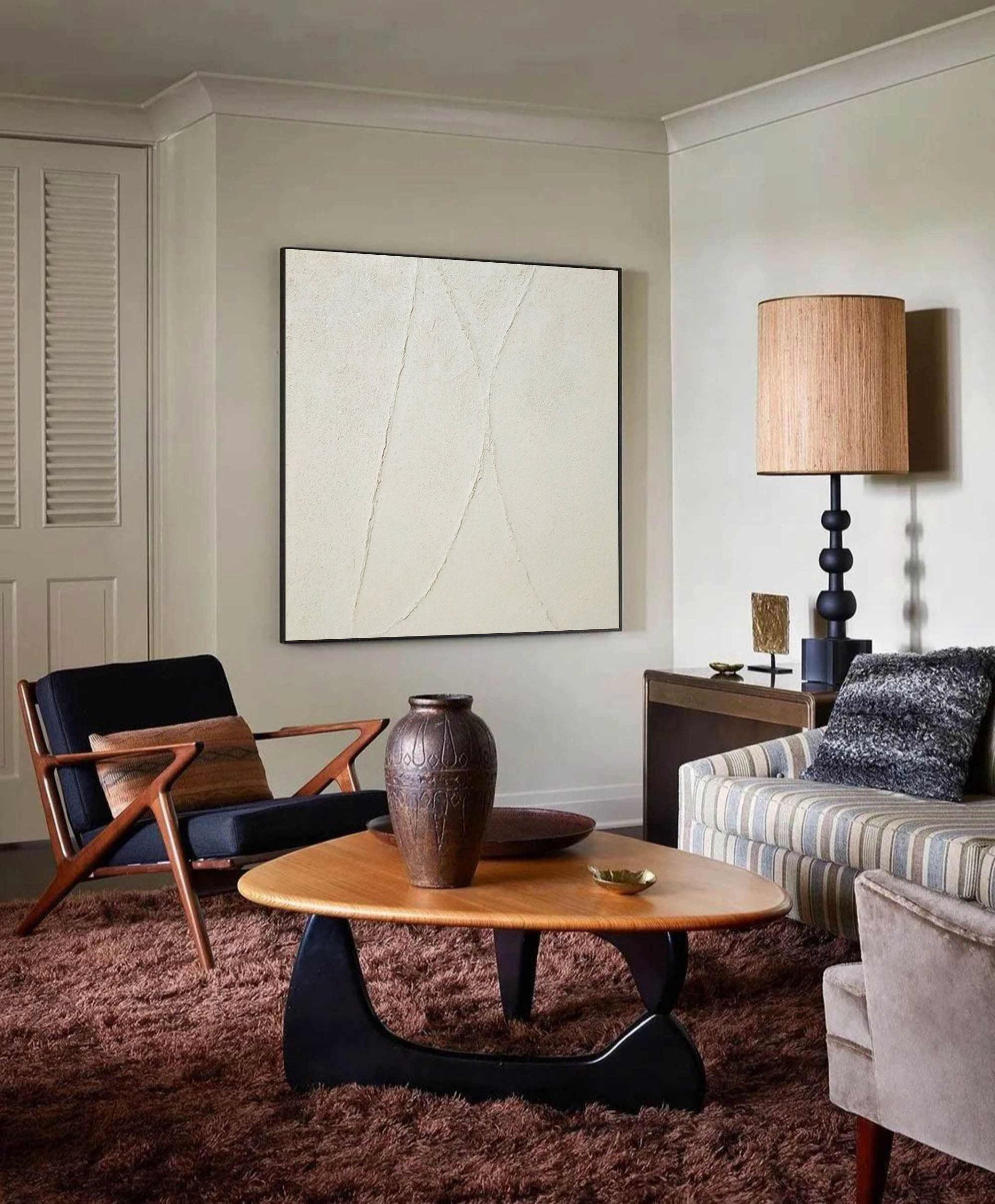 Soft Vein Calm Minimal Painting