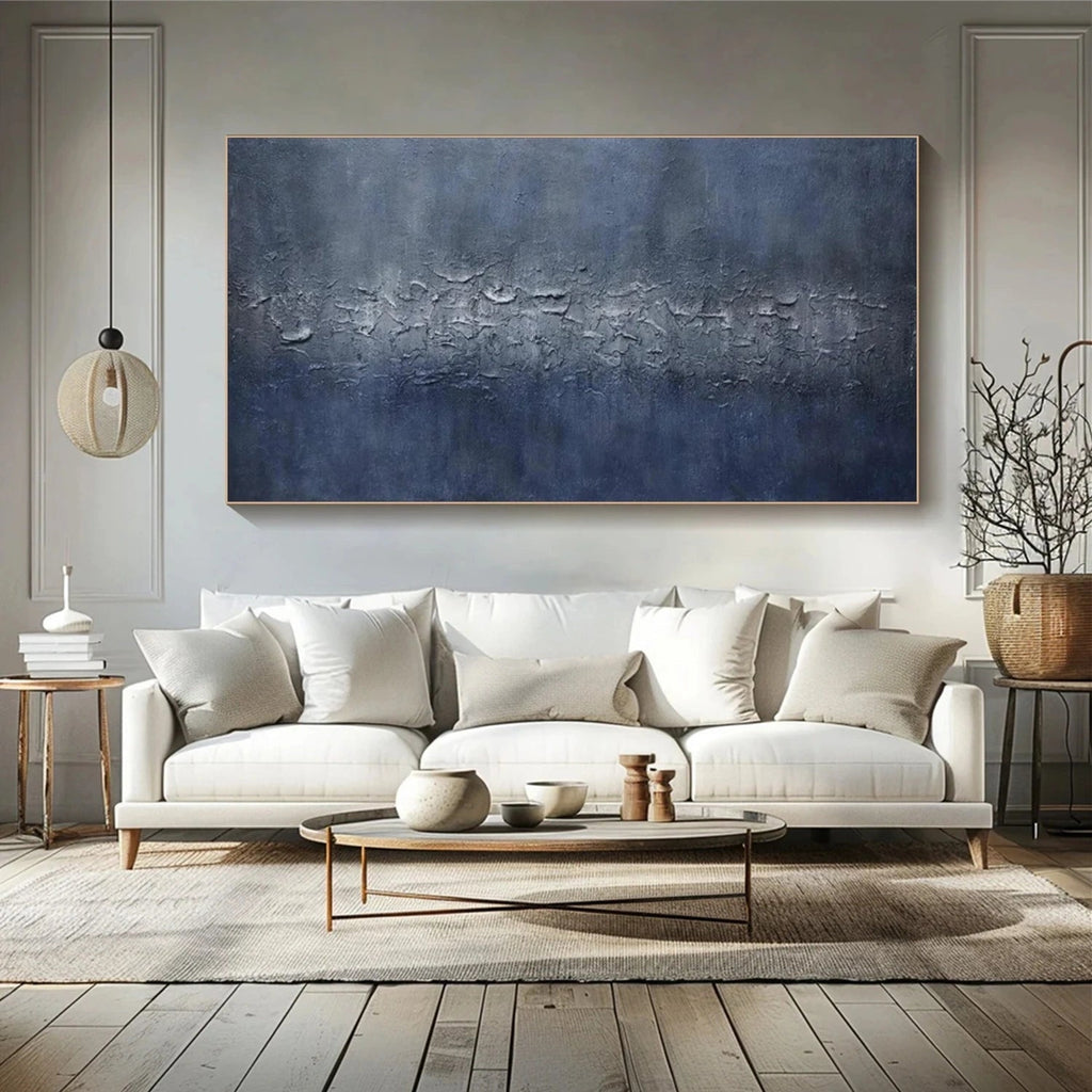 Midnight Texture Abstract Painting