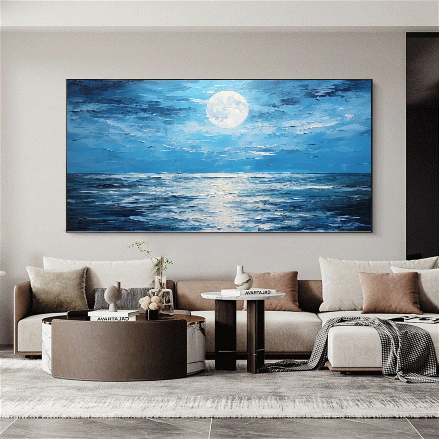 Ocean Abstract Painting
