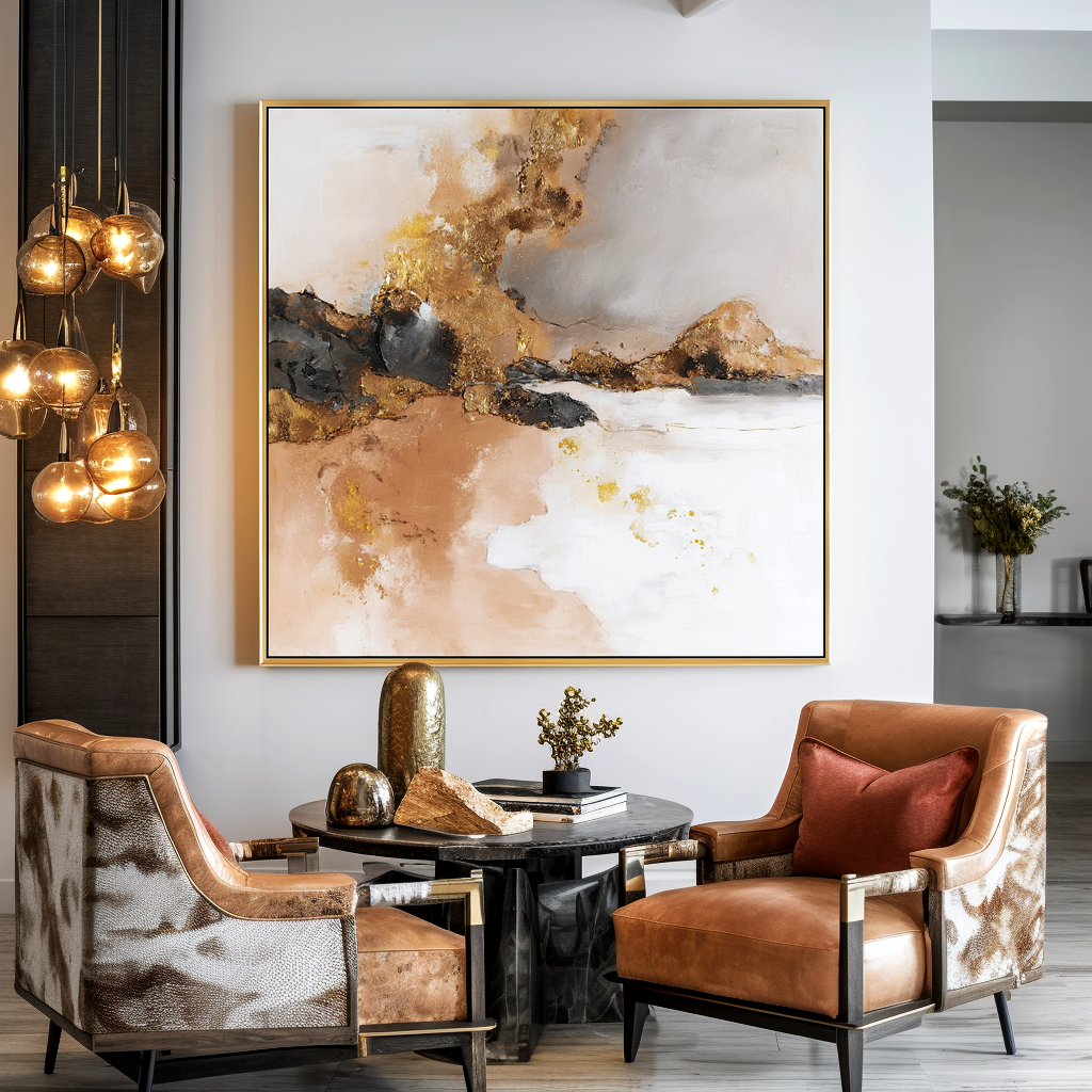 Textured Abstract Landscape Painting #ART52