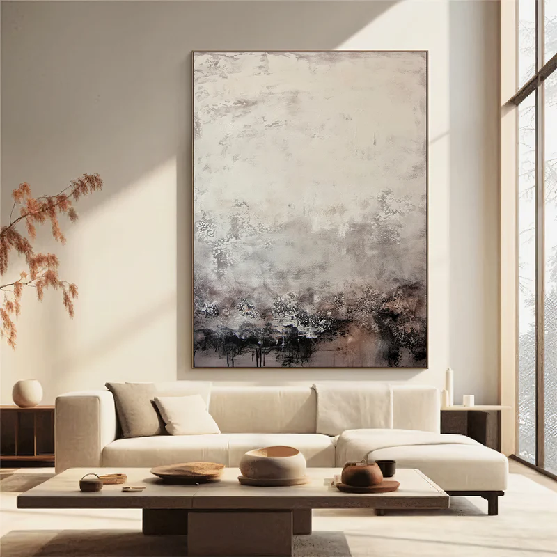 Fading Horizon Abstract Painting