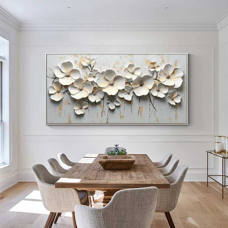 Floral Relief Painting