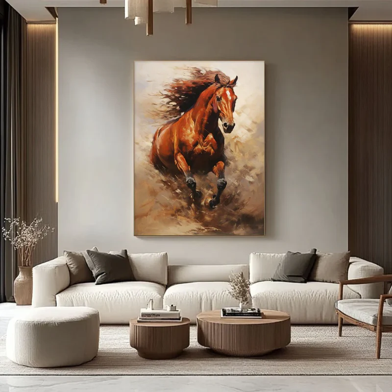 Blazing Spirit Stallion Painting