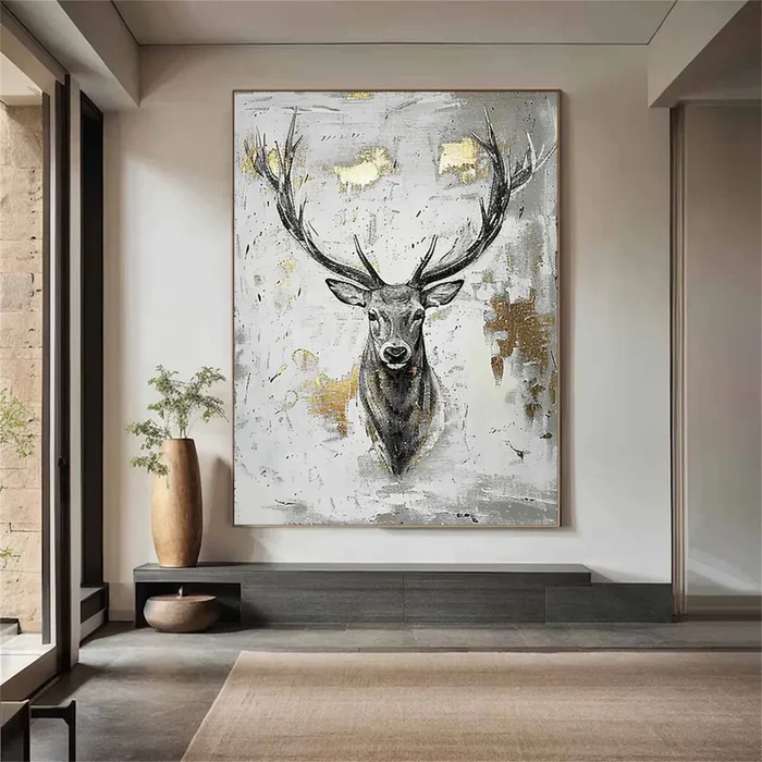Textured Animal Painting