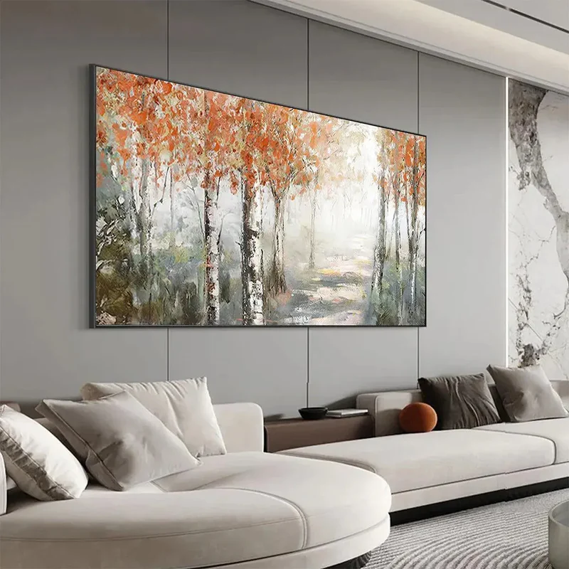 Autumn Forest Landscape Painting #AR028