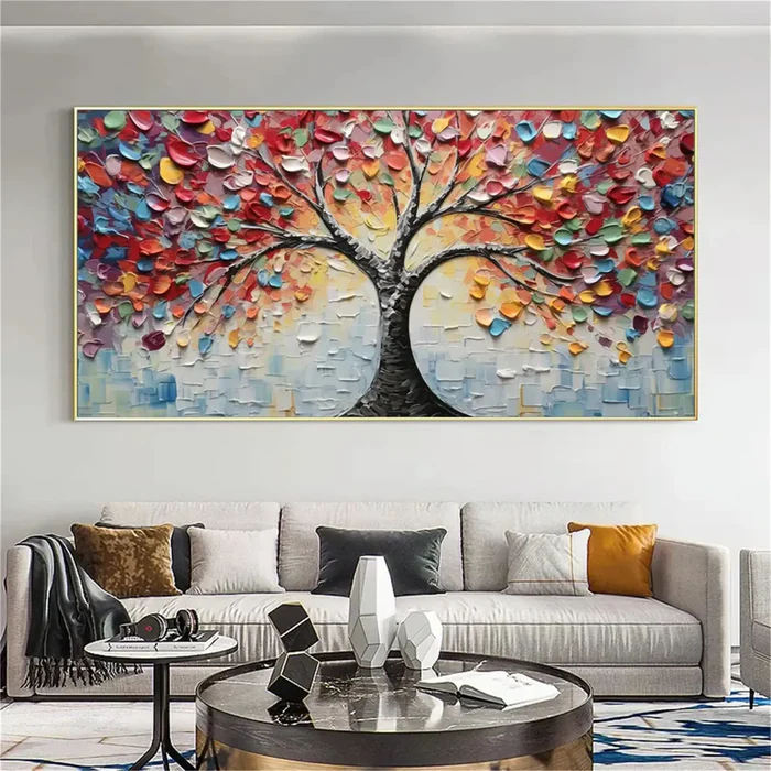 Blooming Harmony Tree Painting