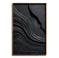 Black Minimalist Textured Painting #ART68