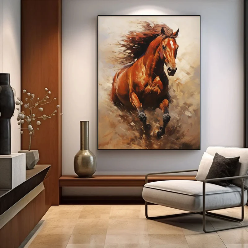 Blazing Spirit Stallion Painting