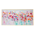Pastel Petal Cascade Abstract Painting
