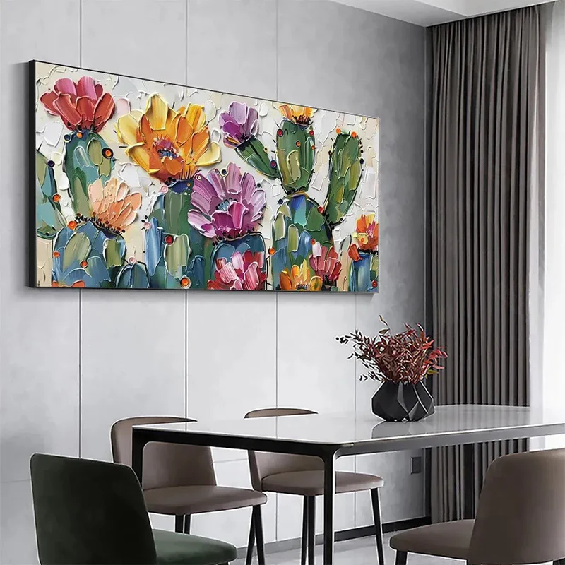 Colorful Desert Flower Painting