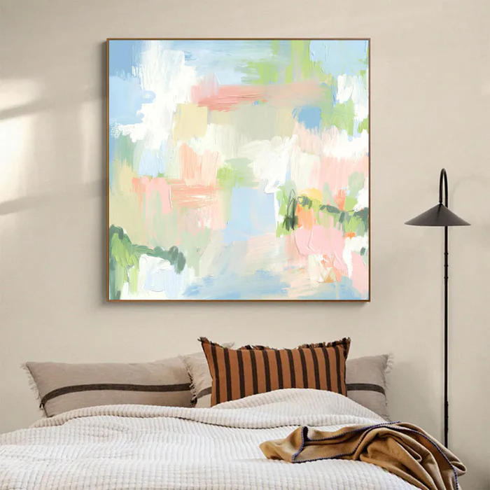 Spring Whispers Abstract Painting