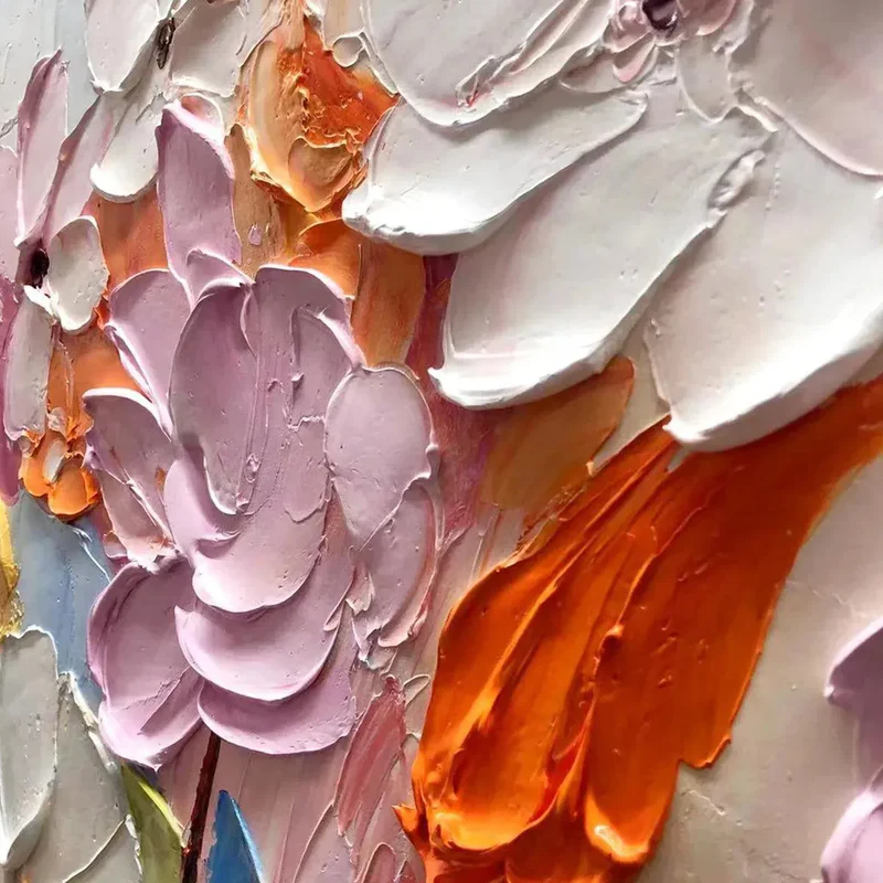 Bloom Symphony Colorful Floral Painting