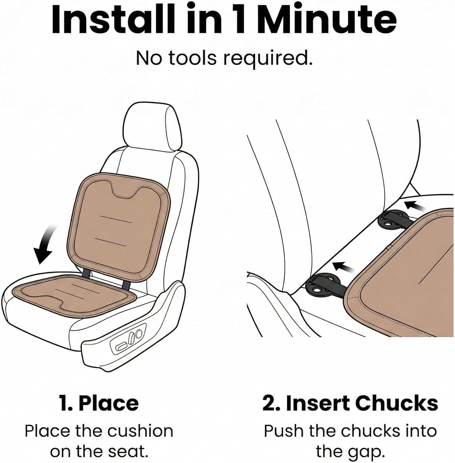 Premium Leather Seat Covers – Skin-Friendly, Stain-Resistant & Easy to Clean. Designed for Front and Rear Seats to Provide Full Coverage and Everyday Protection.（Multiple Brands to Choose From）