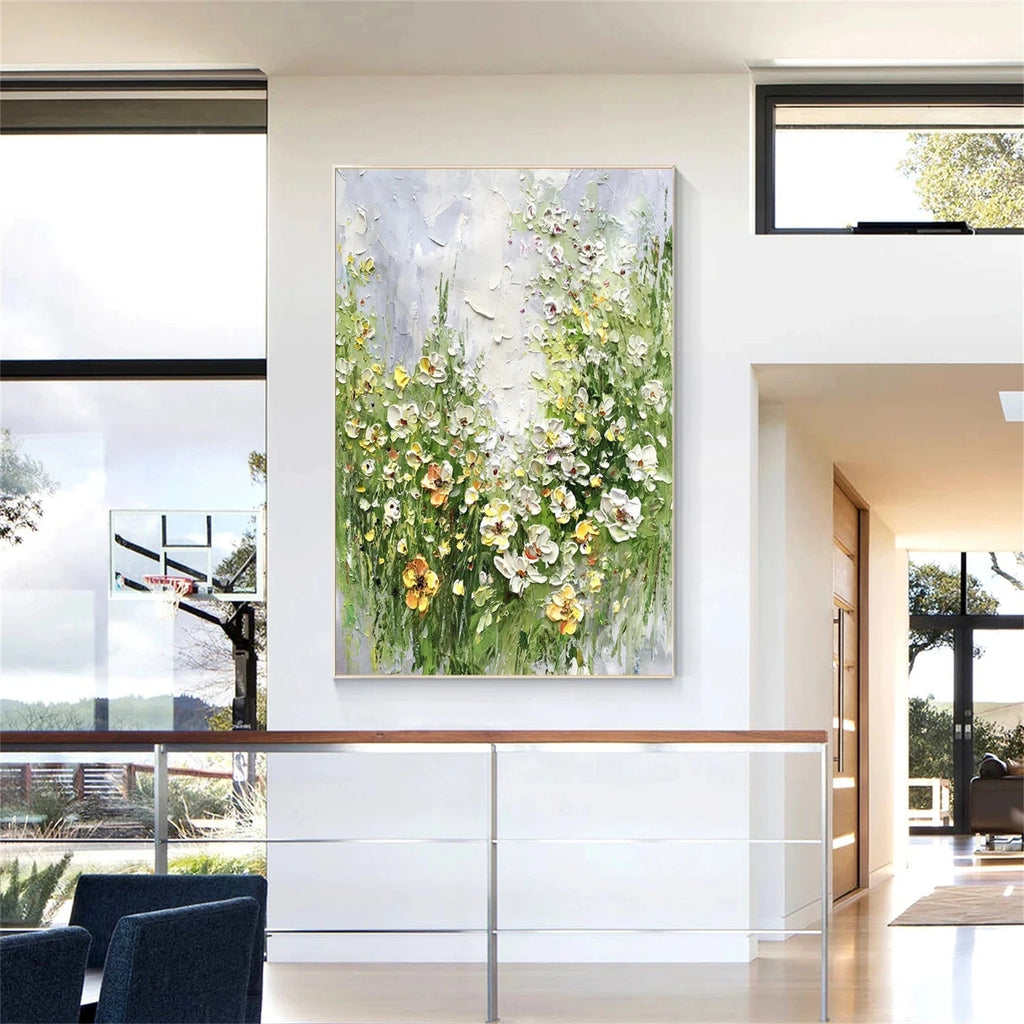 Spring Meadow Whisper Floral Painting