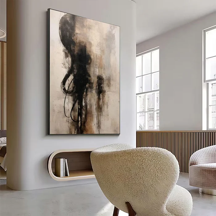 Echo of Shadows Abstract Painting