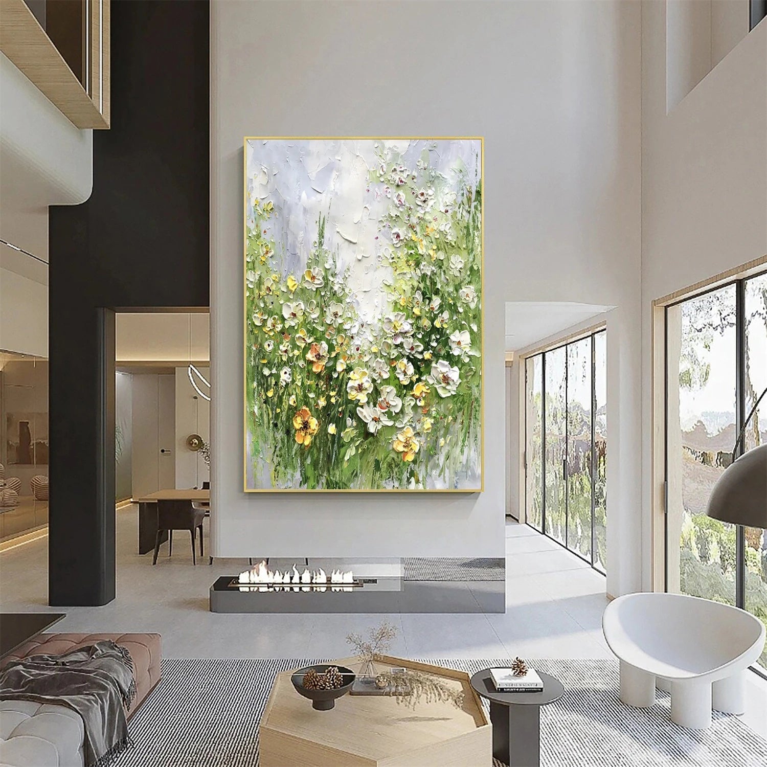 Spring Meadow Whisper Floral Painting