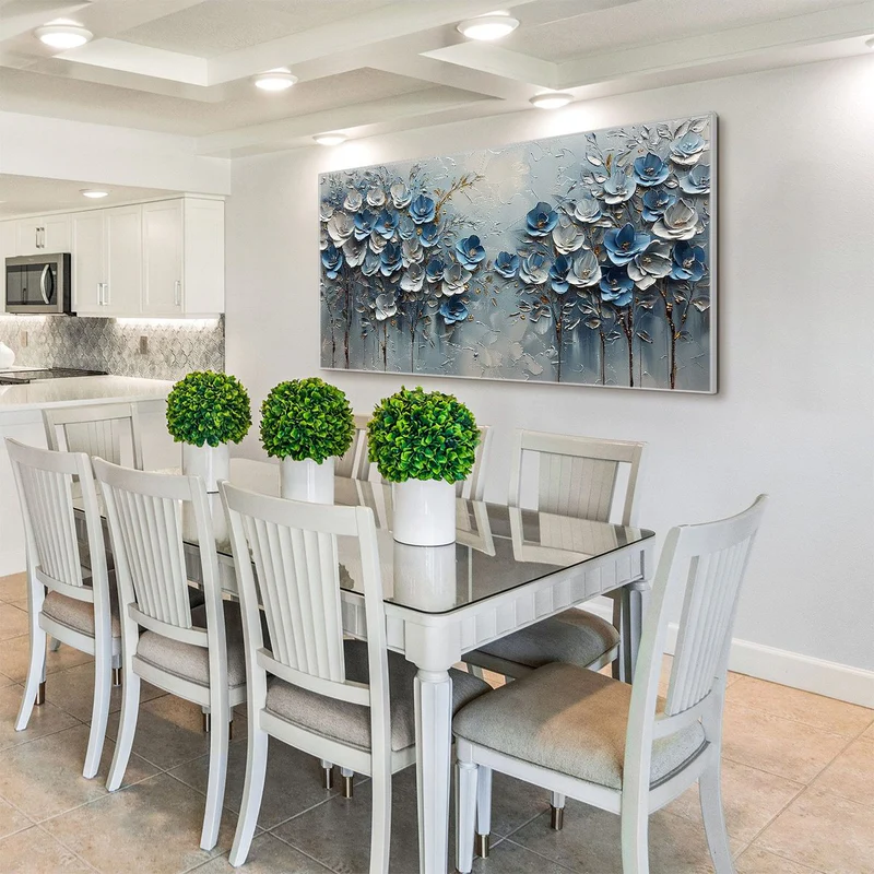 Textured Floral Painting