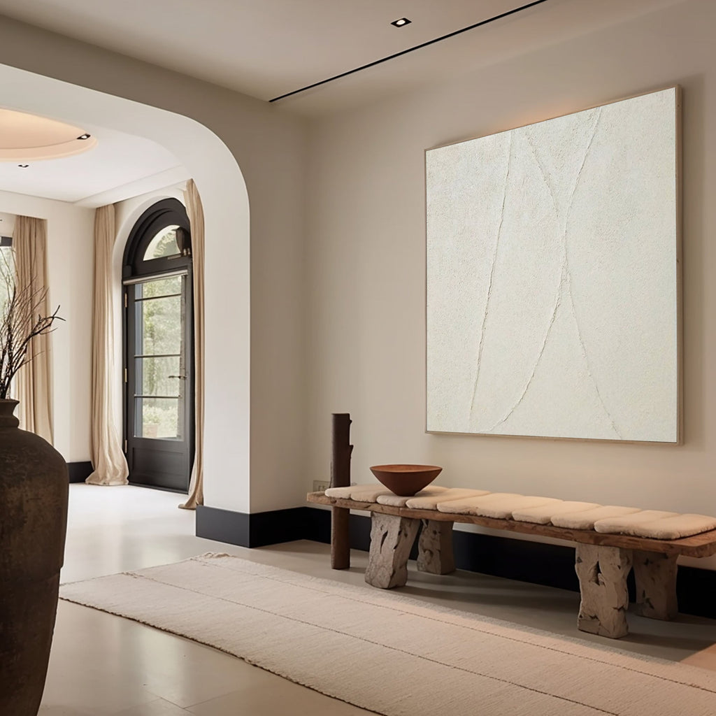 Soft Vein Calm Minimal Painting