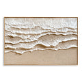 Beige Textured Wave Painting #ART07
