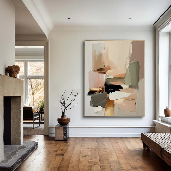 Warm Balance Abstract Painting