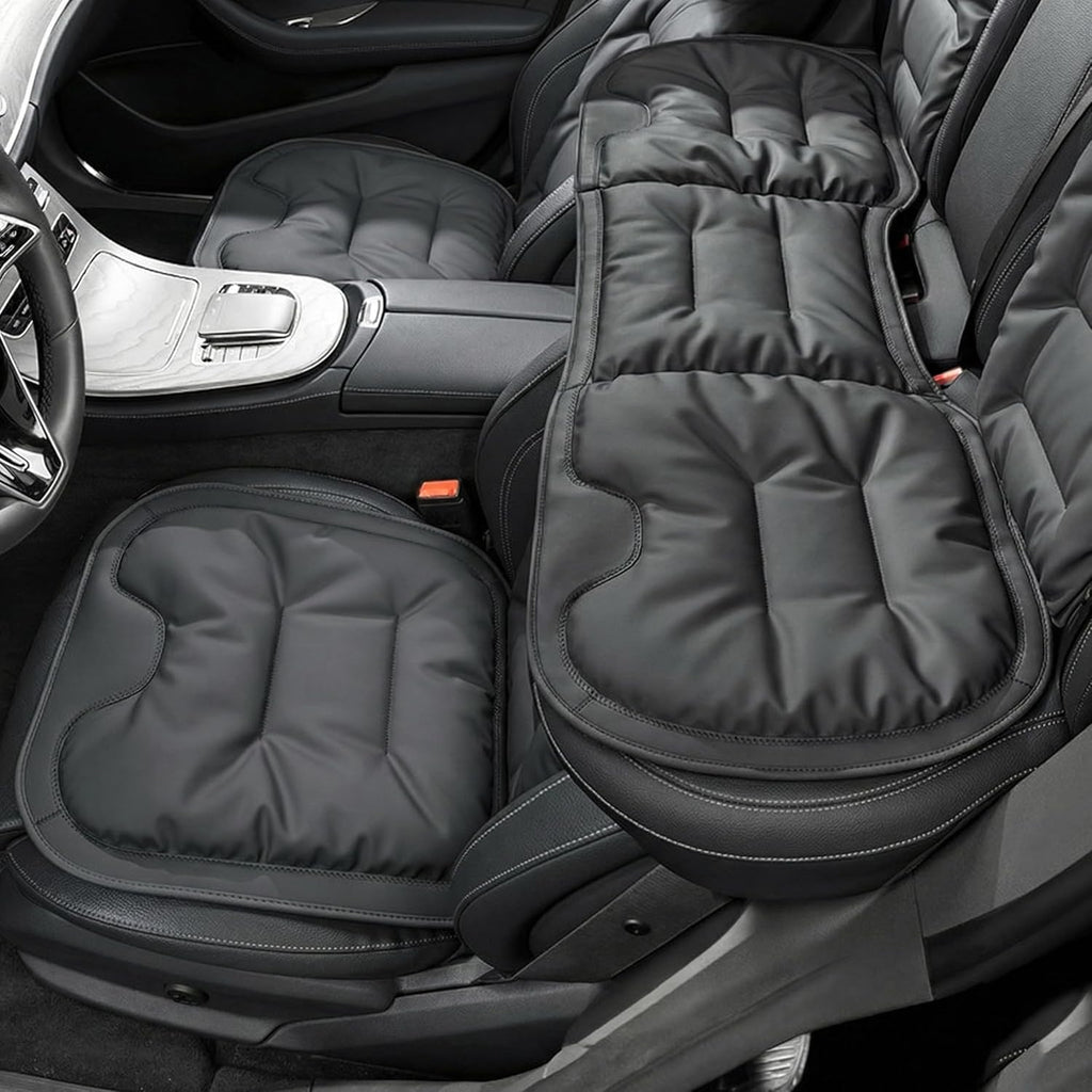 Premium Leather Seat Covers – Skin-Friendly, Stain-Resistant & Easy to Clean. Designed for Front and Rear Seats to Provide Full Coverage and Everyday Protection.（Multiple Brands to Choose From）