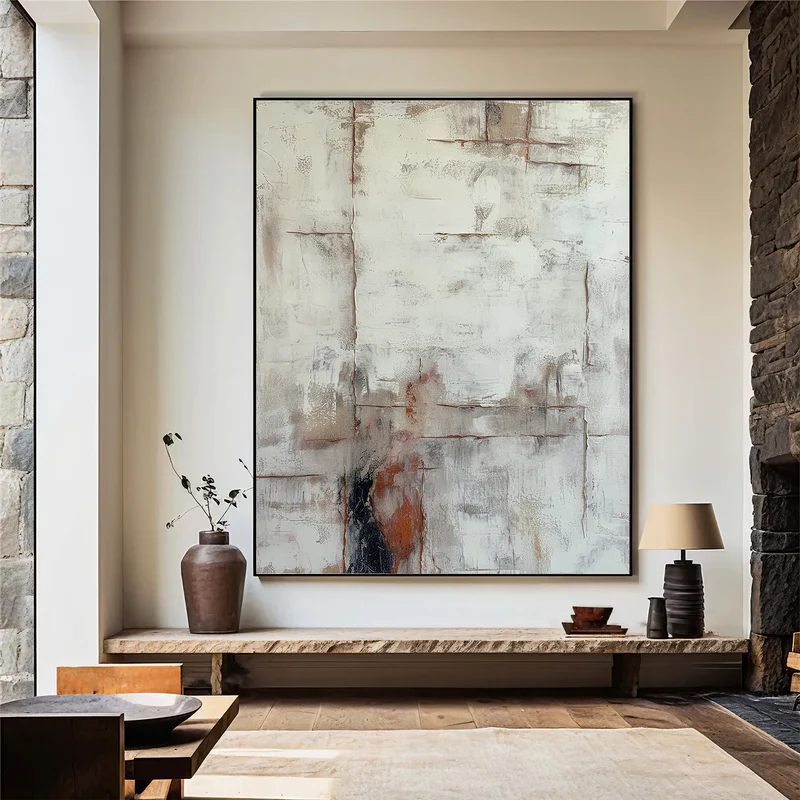 Silent Patina Abstract Painting