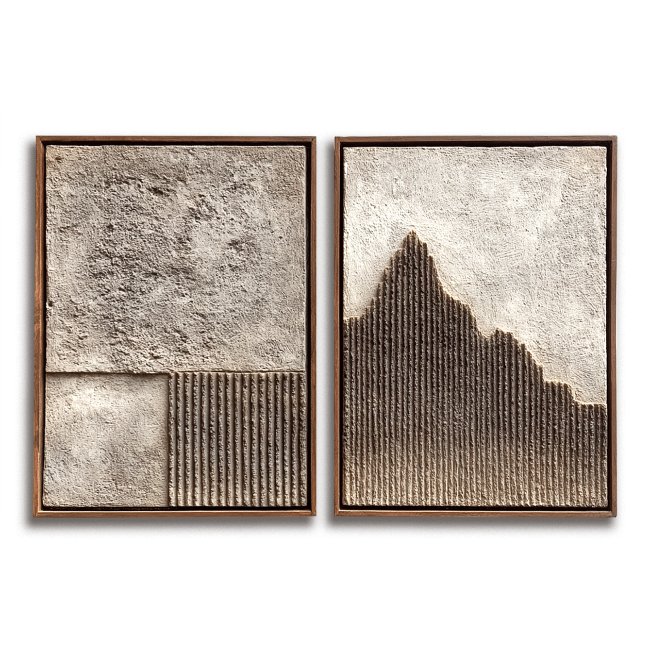 Wabi Sabi Textured Wall Art Set #ART83