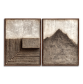 Wabi Sabi Textured Wall Art Set #ART84