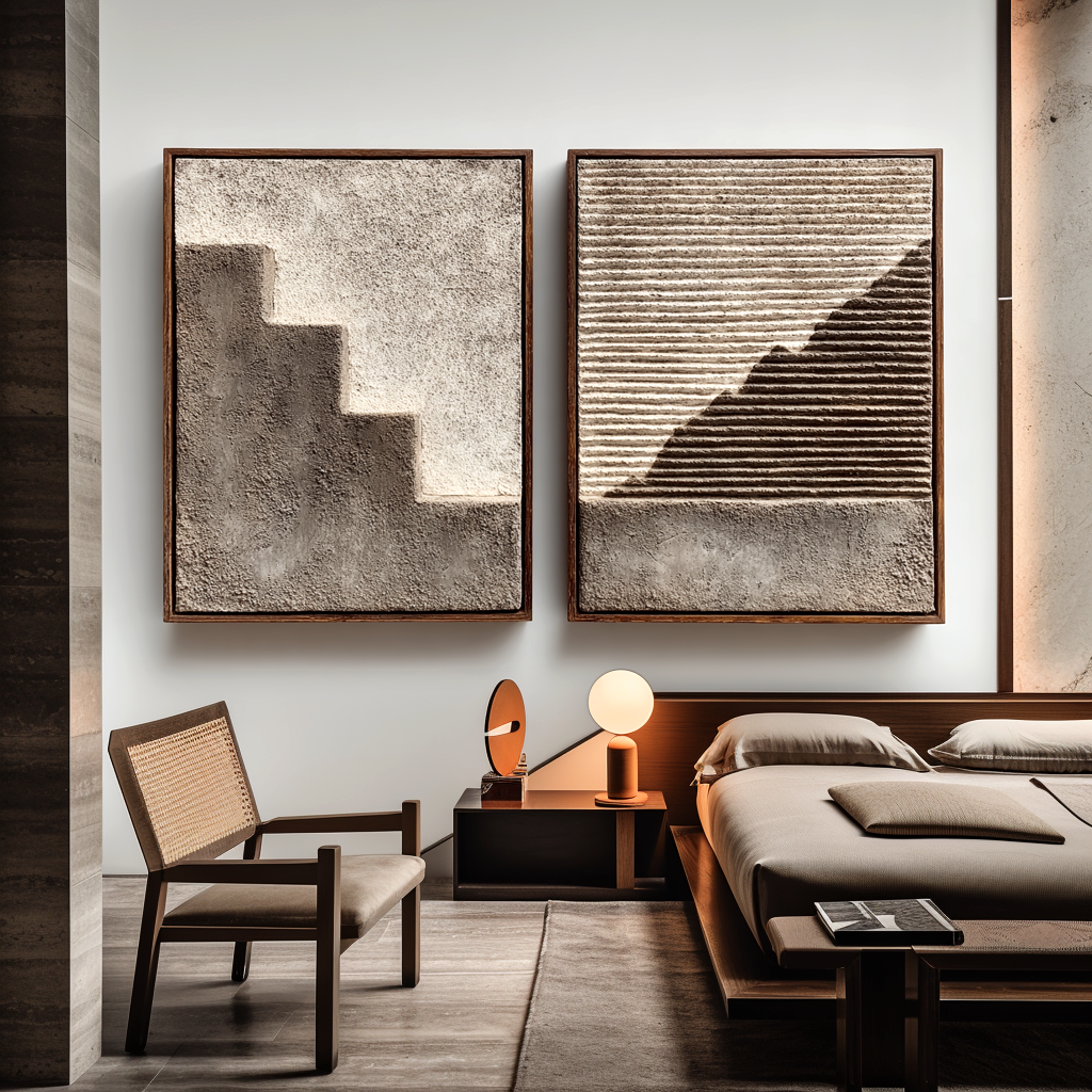 Wabi Sabi Minimalist Wall Art Set #ART85