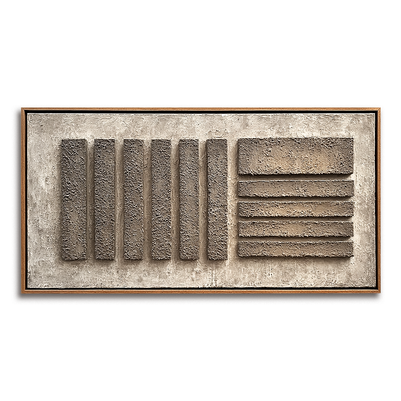 Wabi Sabi Textured Relief Art #ART87