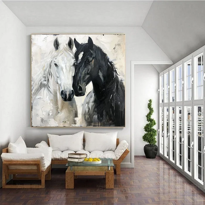 Harmony of Strength Horse Painting