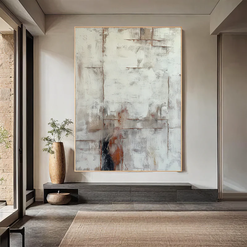 Silent Patina Abstract Painting