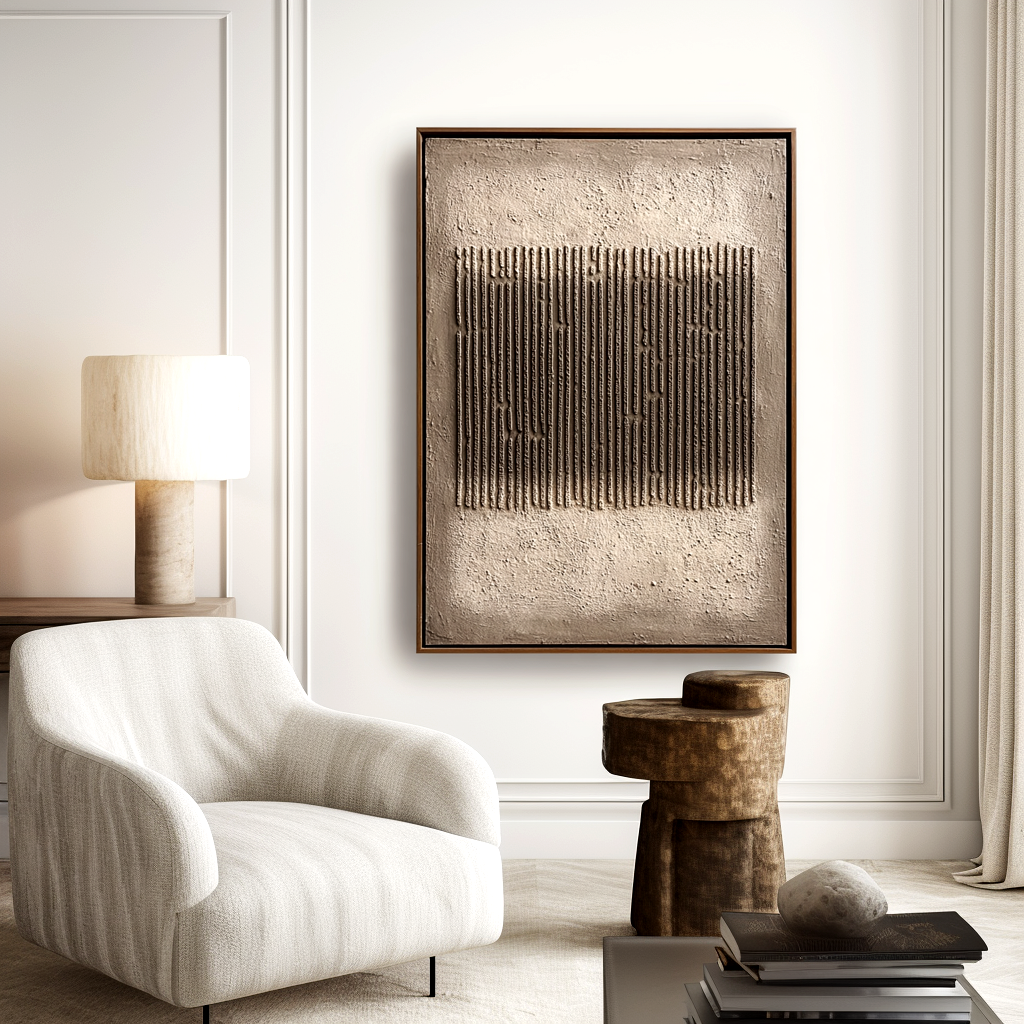 Wabi Sabi Textured Line Art #ART93