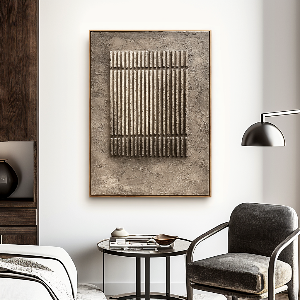 Wabi Sabi Vertical Texture Art #ART94