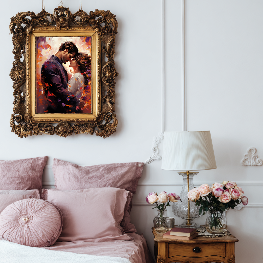 【Valentine's Day Special】Custom Hand-Painted Oil Painting - Free Shipping