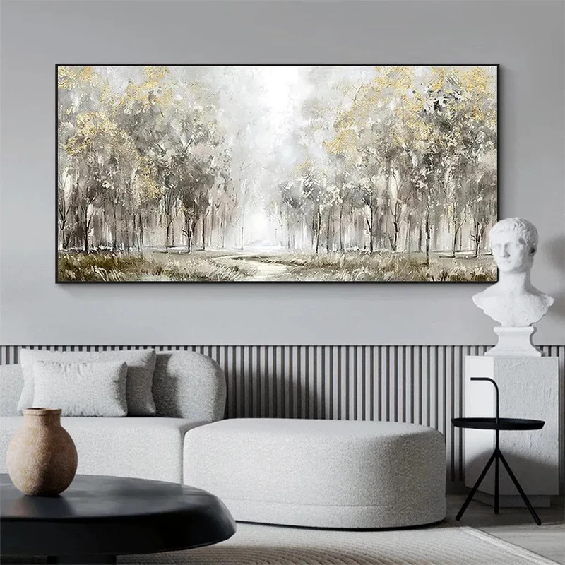 Soft Forest Landscape Painting