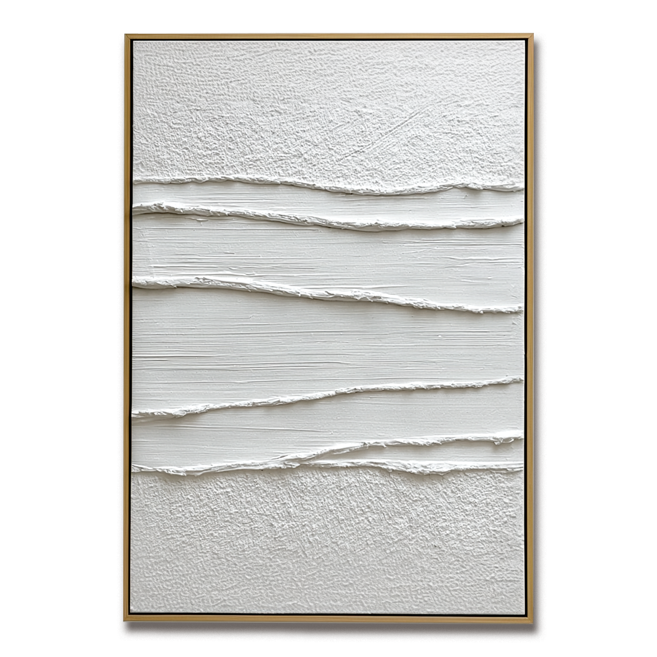 White Minimalist Textured Painting #ART96