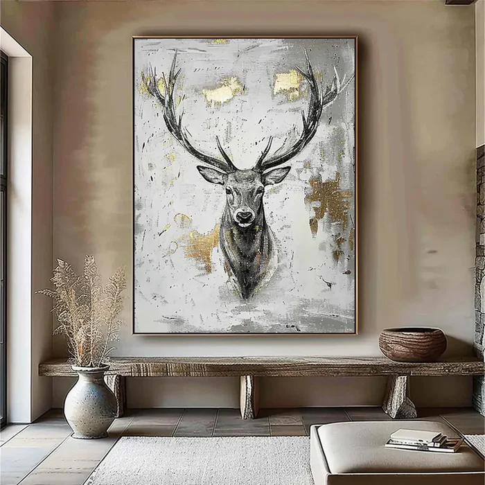 Textured Animal Painting