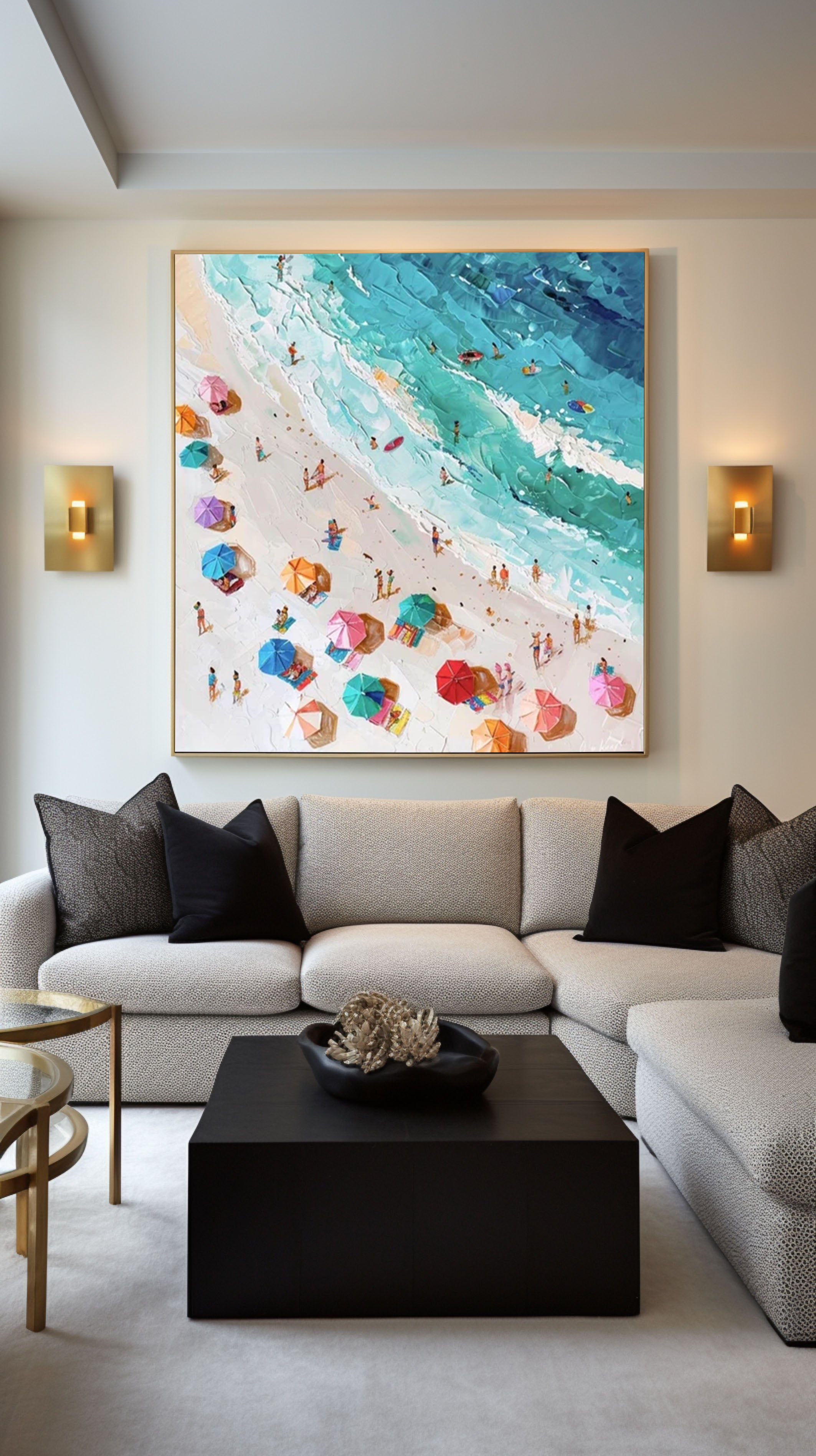 Azure Coast Leisure Seascape Painting