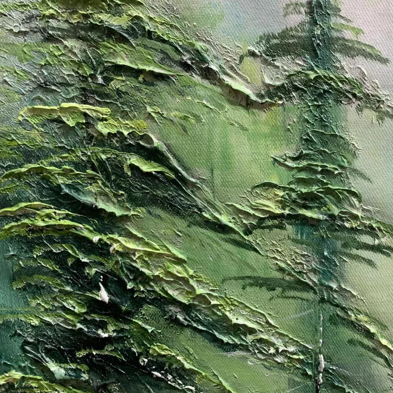 Whispering Pines Forest Landscape Painting #AR020