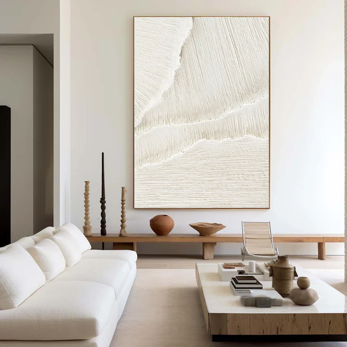 Whisper Texture Minimalist Painting