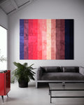 Twilight Gradient: A Chic Modern Abstract Wall Art for Contemporary Decor